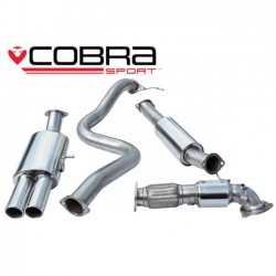 FD66a Cobra Sport Ford Fiesta MK7 ST180 2013> Turbo Back Package - 3" Bore (with Sports Catalyst & Resonater) Twin Tailpipe, Cobra Sport, FD66a